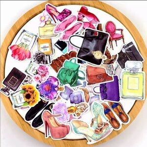 LUX STICKERS DESIGNER SCRAPBOOK STICKERS SET OF 36